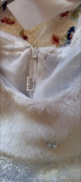 Новогоднее платье снежинка