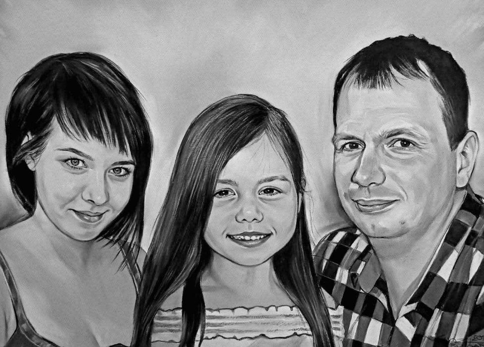 Ръчно рисувани портрети по снимка!