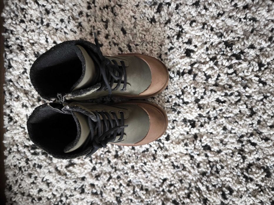 Детски кожени обувки боти непромокаеми H&M