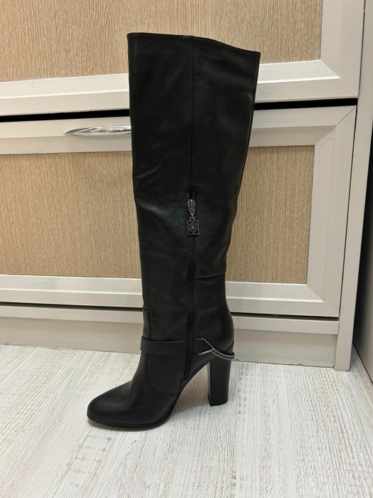 Продам сапоги кожаные