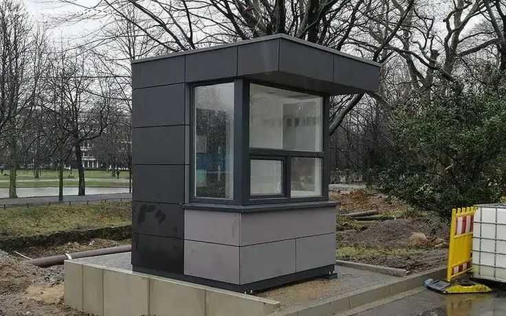 Охранная будка мобильная утепленная для территории