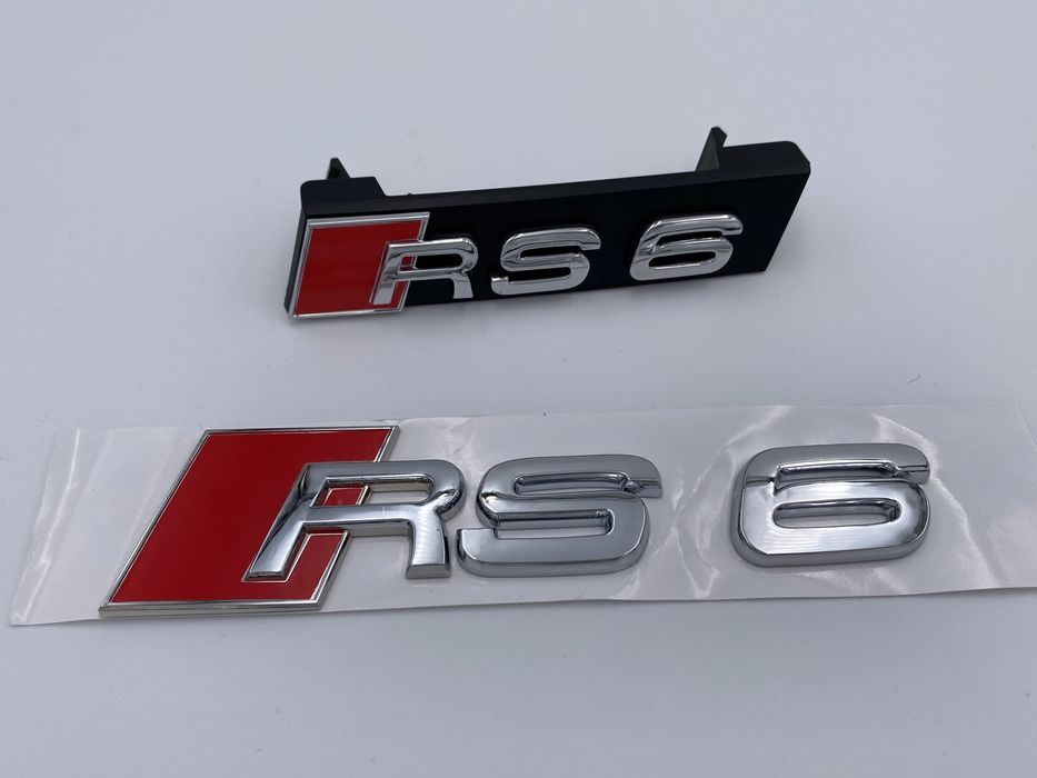 Set Embleme Audi RS6 crom