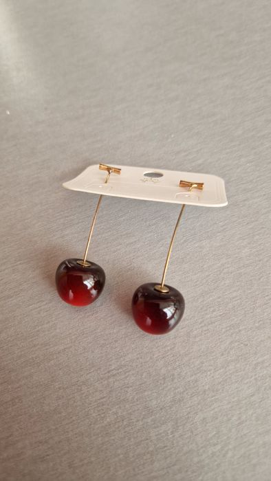 Обеци във форма на череши