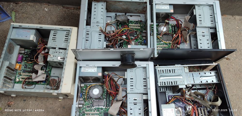 Системные блоки б/у на запчасти