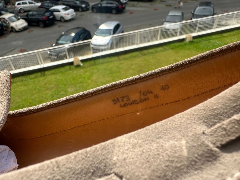 Mocasini Bărbați Church's Lowson II Bej Piele Întoarsă Mărimea 44 / UK 10