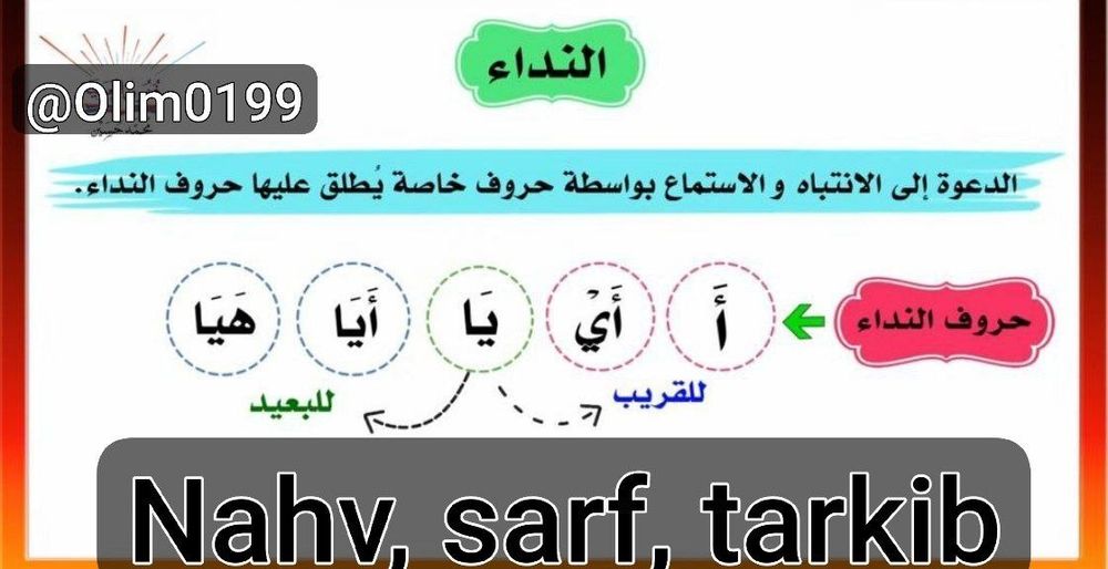 Onlayn va oflayn arab tili kurslariga marhamat!!!