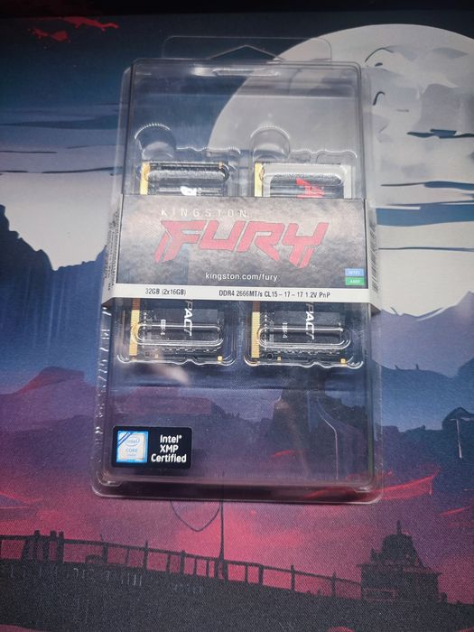 Оперативная память Kingston Fury Impact DDR4 32Gb 2666Hz для ноутбука