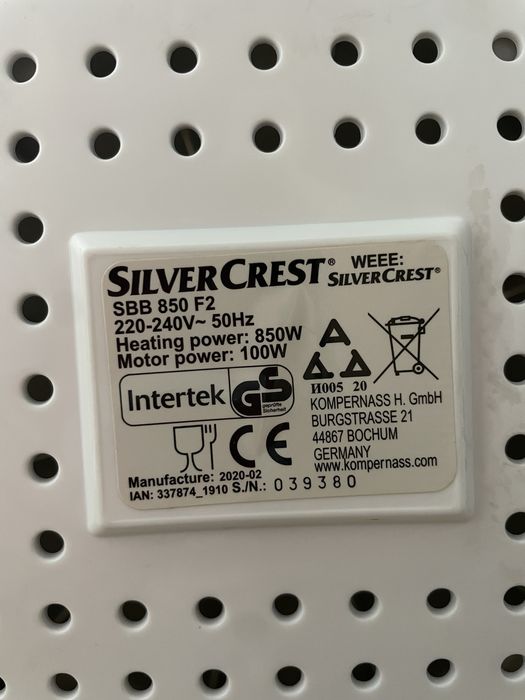 Masina de făcut Paine SilverCrest