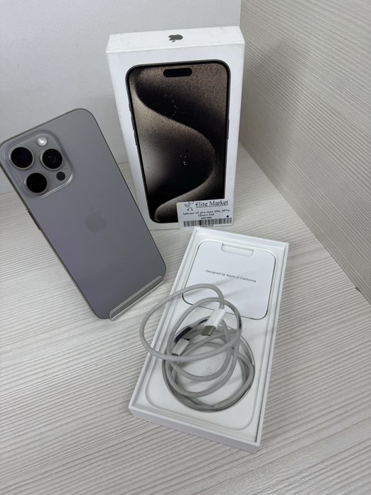 iPhone 15 Pro Max 256Гб | KASPI 0-0-24