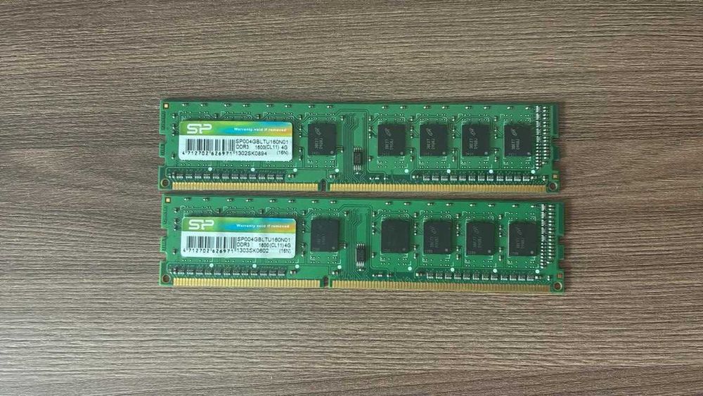 Комплект DDR3 8Gb 1600 (2x4Gb) SP б\у