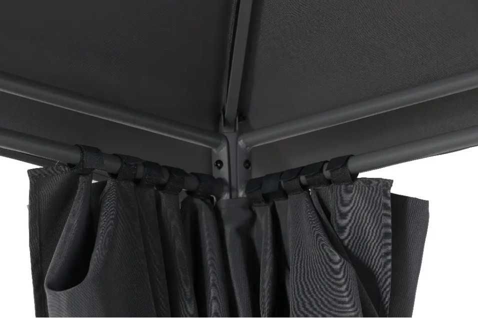 Pavilion Foisor CORT Gradina Terasa Gri Pereti 3x4x2.65M LivratGRATUIT