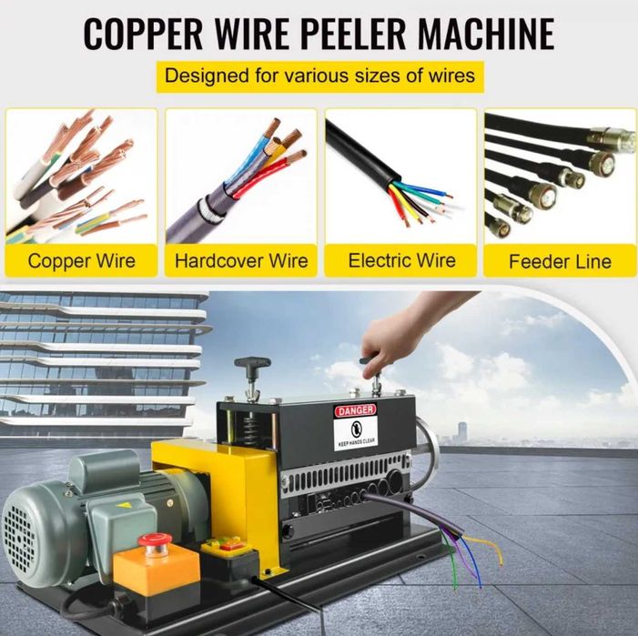 Aparat decojit deblancator cabluri profesional 1T cupru / zi