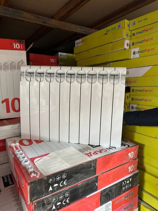 Отопление радиаторы батареи akfa алюминий и биометаллический