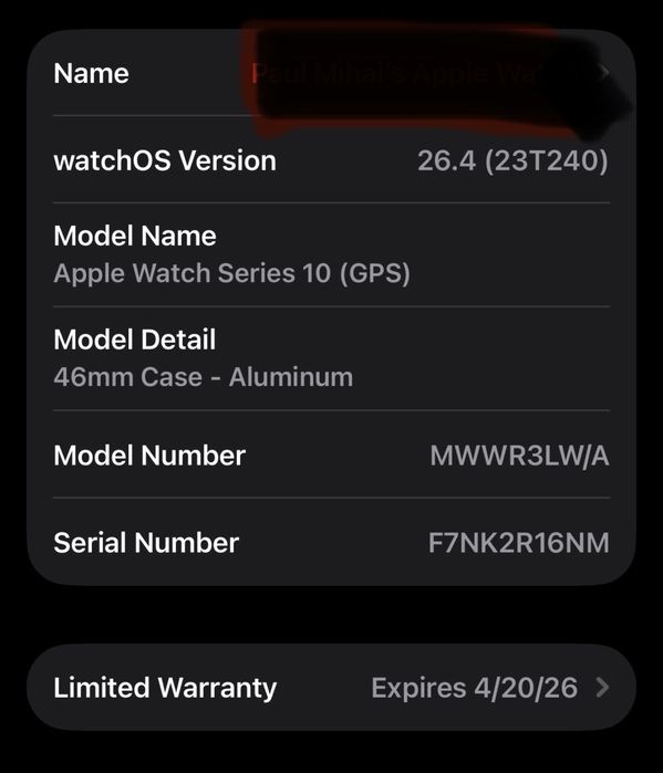 Apple Watch 10 46mm Aluminium