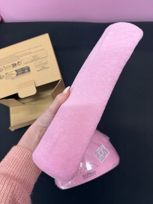 UV/LED лампа за маникюр, розова + подарък