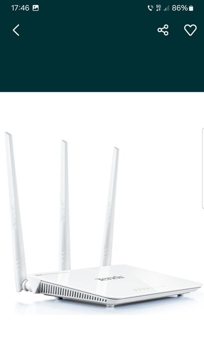 Tenda - Router wireless 3 antene.
