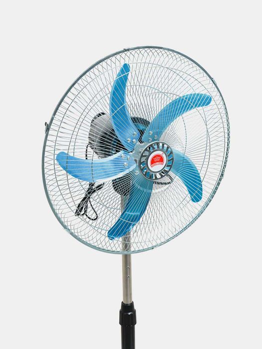 Вентилятор напольный, 5 лопастей, металлический (оптовой продаже)