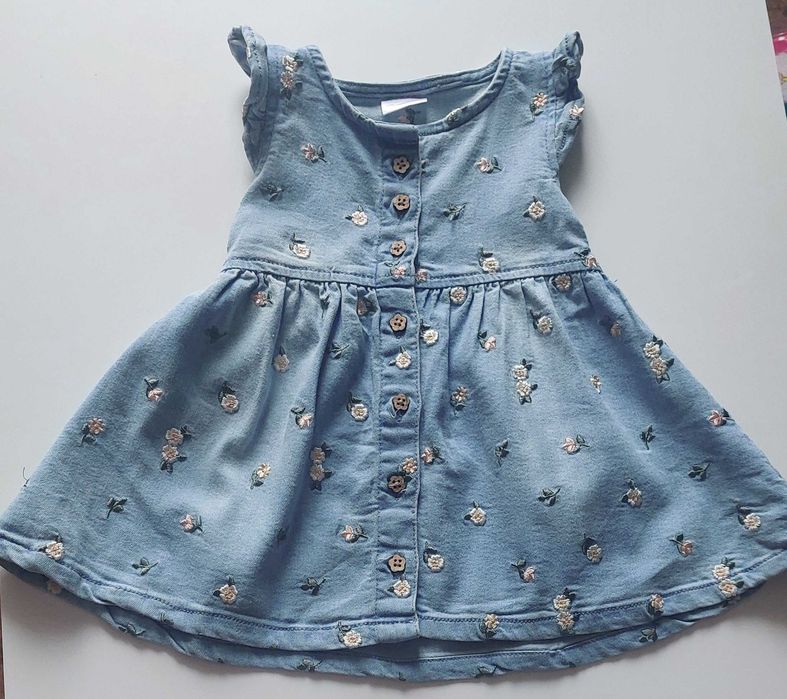 Prenatal дънкова детска рокличка