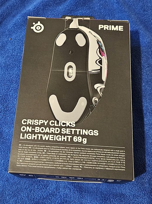 Мышь SteelSeries Prime Neo Noir Edition серебристый