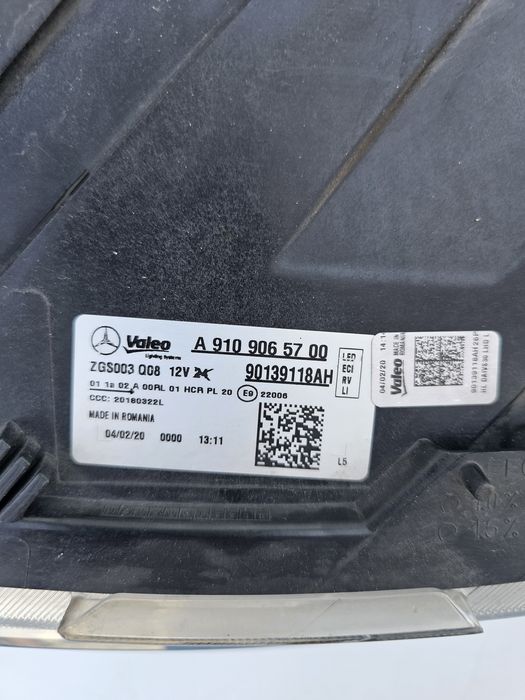 Far stanga original Mercedes Sprinter W907 Full Led