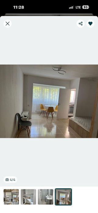 Garsonieră de închiriat, Răcari, 33mp, balcon