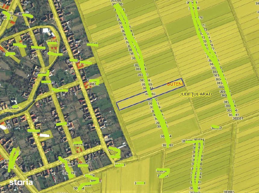 teren extravilan-Loc. Buteni, jud. Arad