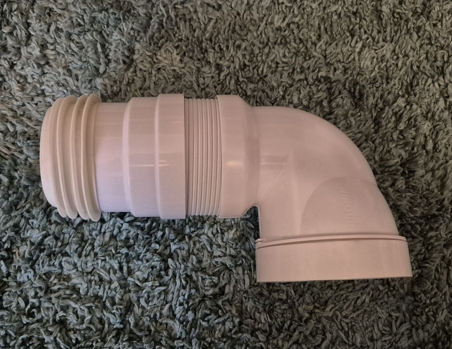 Racord WC flexibil, unghi drept