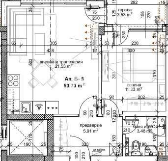 Продава се Двустаен апартамент в Пловдив, Център - 62 кв.м за 1485 €/кв.м - Снимка #1