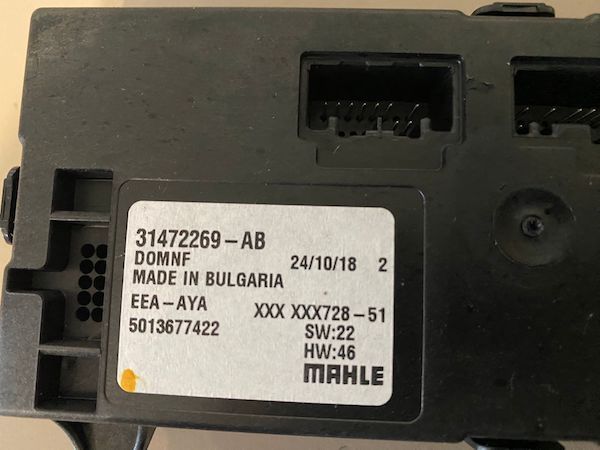 Modul clima Volvo S60 V60 S90 V80 XC60 XC90 2014+  31472269