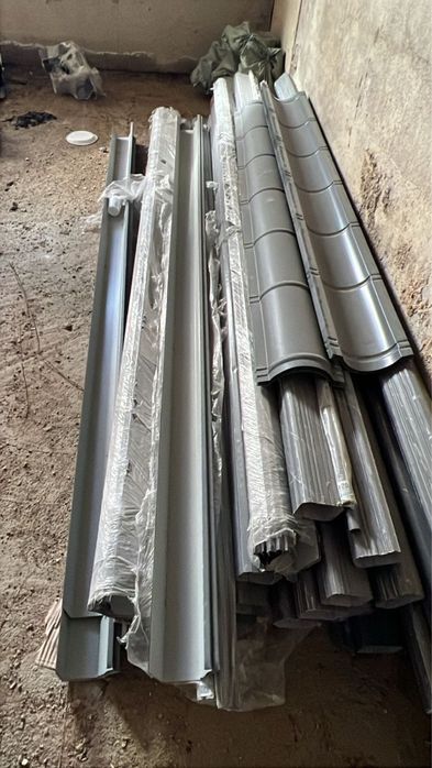 Металлочерепица для крыши дома, с комплектующими материалами