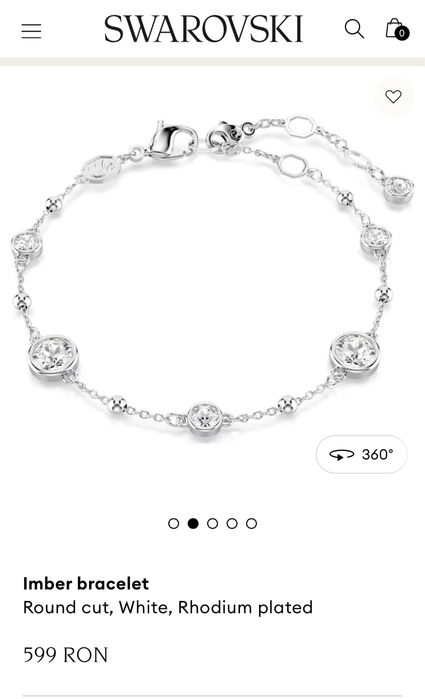 Bratara swarovski “Imber bracelet”