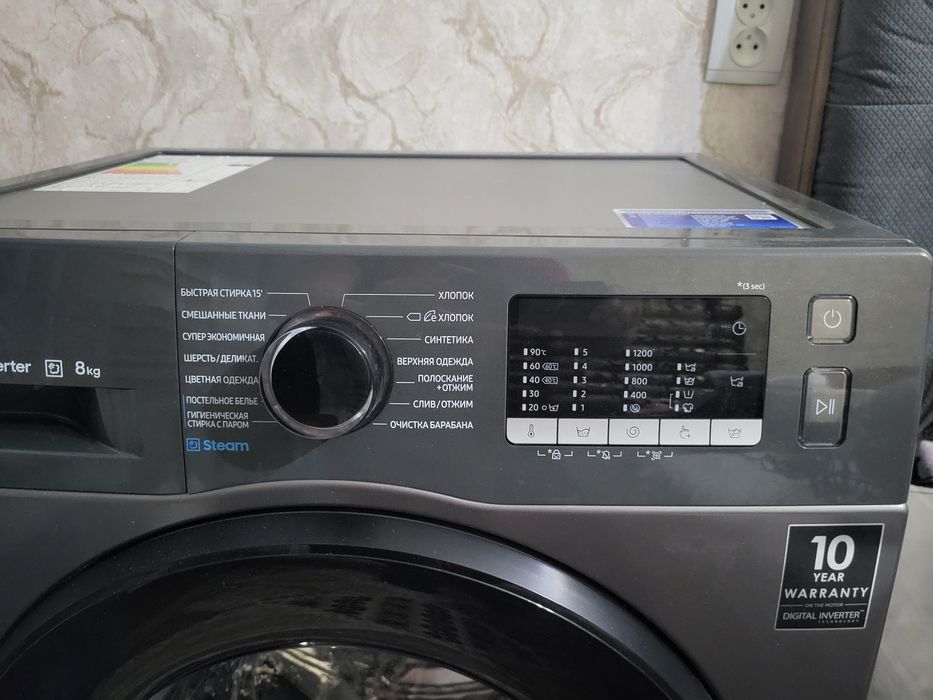 Стиральная машина Samsung  WW80AGAS22AXLD 8 кг