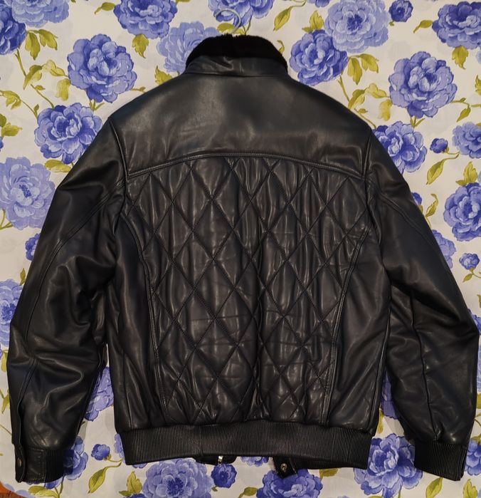 Geaca piele & blana naturala