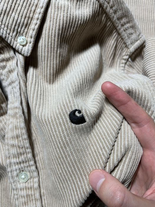 Carhartt Madison Cord мъжка риза от рипсено кадифе (размер S С)