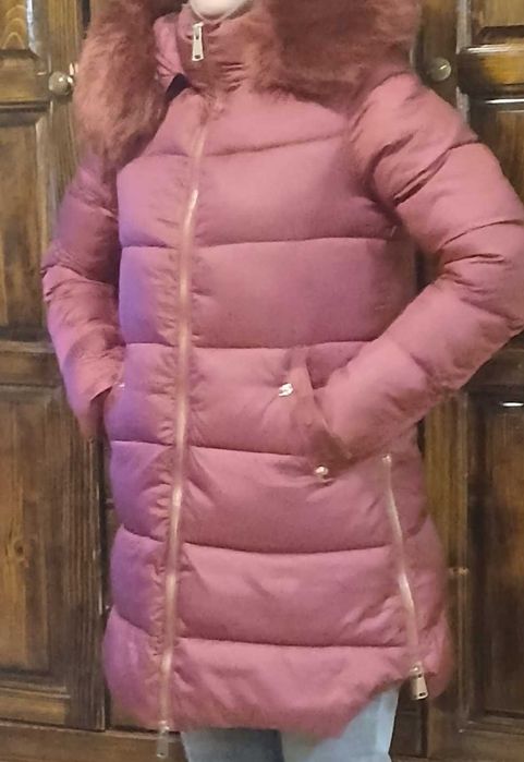 Дамско яке, размер S,цвят бордо