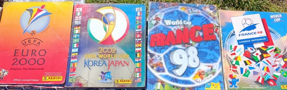 Ретро Колекция  Футболни Албума Panini (4 са 100% пълни!) + Стике