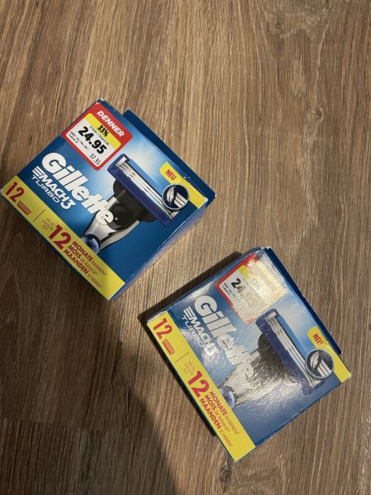 Rezerve lame gillette