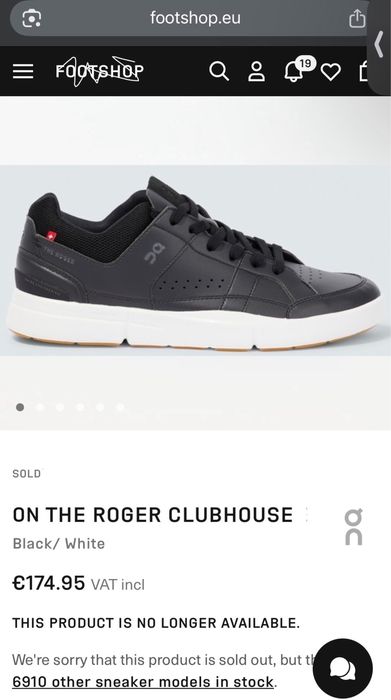 ON The Roger Clubhouse 42 номер 26,5 см