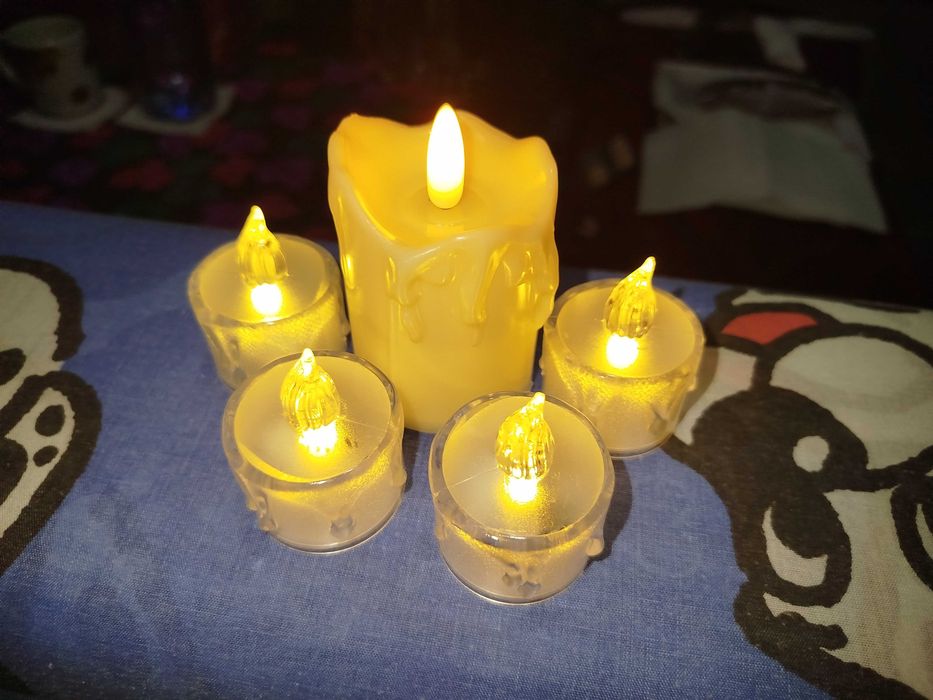 Led свечи, светодиодные,5 штук