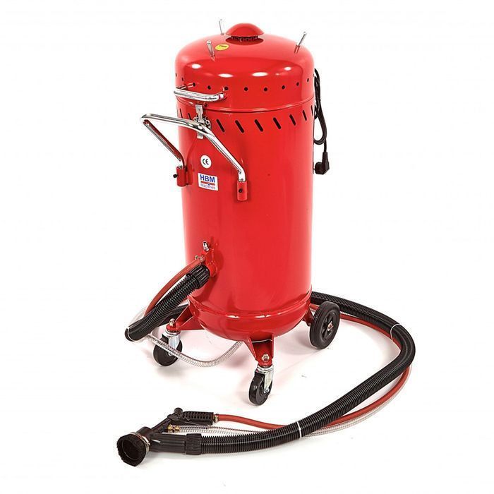 Aparat dispozitiv de sablat exterior cu aspiratie 105l