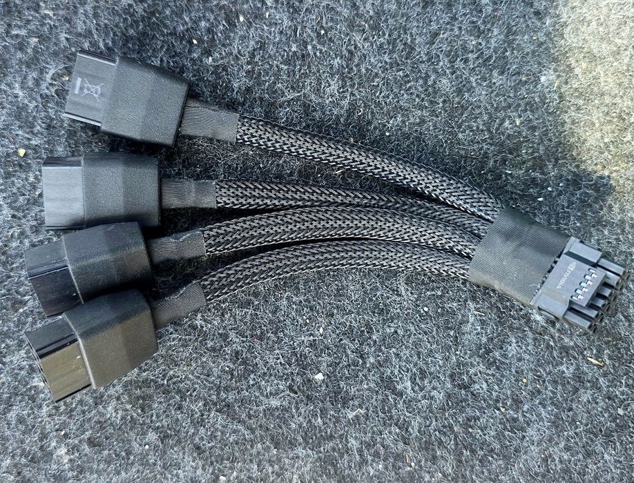 Adaptor cablu sursa cu mufa originala nVidia 12VHPWR 16 pin PCIe 5.0