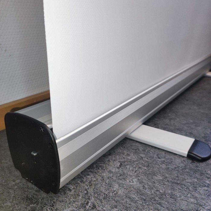 Роллап 80x200 с печатью — конструкция в комплекте