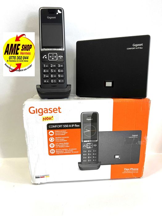 Telefon fix Gigaset Comfort 550 A IP flex, NOU!