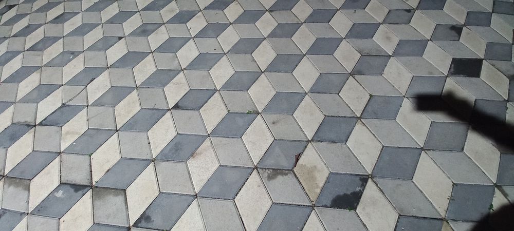 Dale pavaj alb, gri, negru