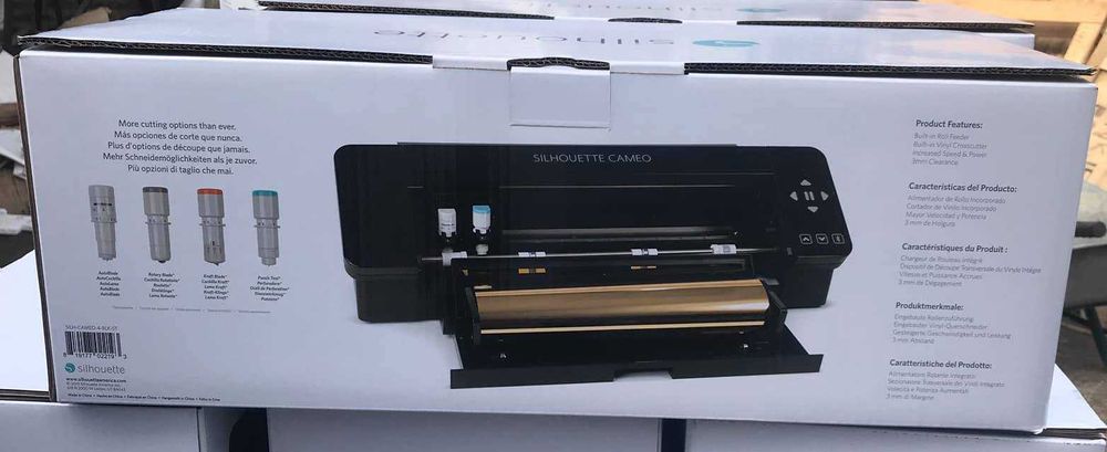 Silhouette Cameo 4 Black, cutter ploter, nefolosit, ambalaj desfacut