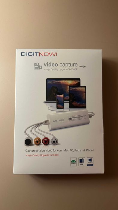 Placa de captura Digitnow, vhs to digital converter (USB-A)