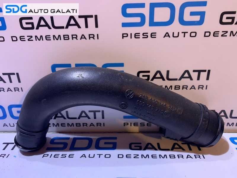 Tub Conducta Presiune Aer Radiator Intercooler Turbo Turbina Turbosuflanta Skoda Roomster 1.9 TDI BSW AXR 2006 - 2010 Cod 6Q0145762N 6Q0145770G