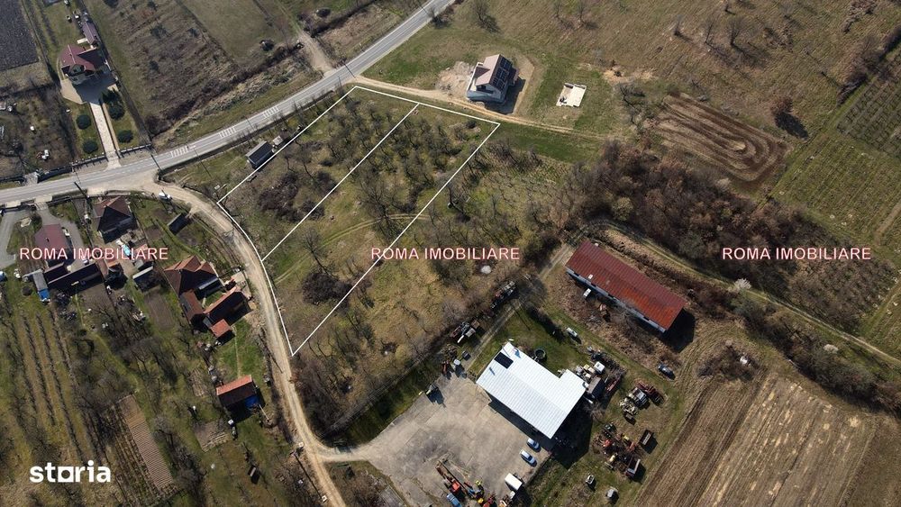 Teren intravilan Berchez 3700 mp+ 2950 mp Utilități 700€/ar NEGOCIABIL