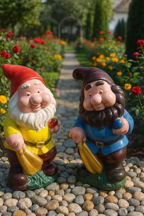 Садовые фигуры из гипса