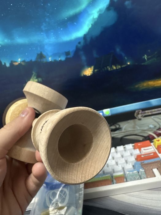 Kendama anti skid broken shape